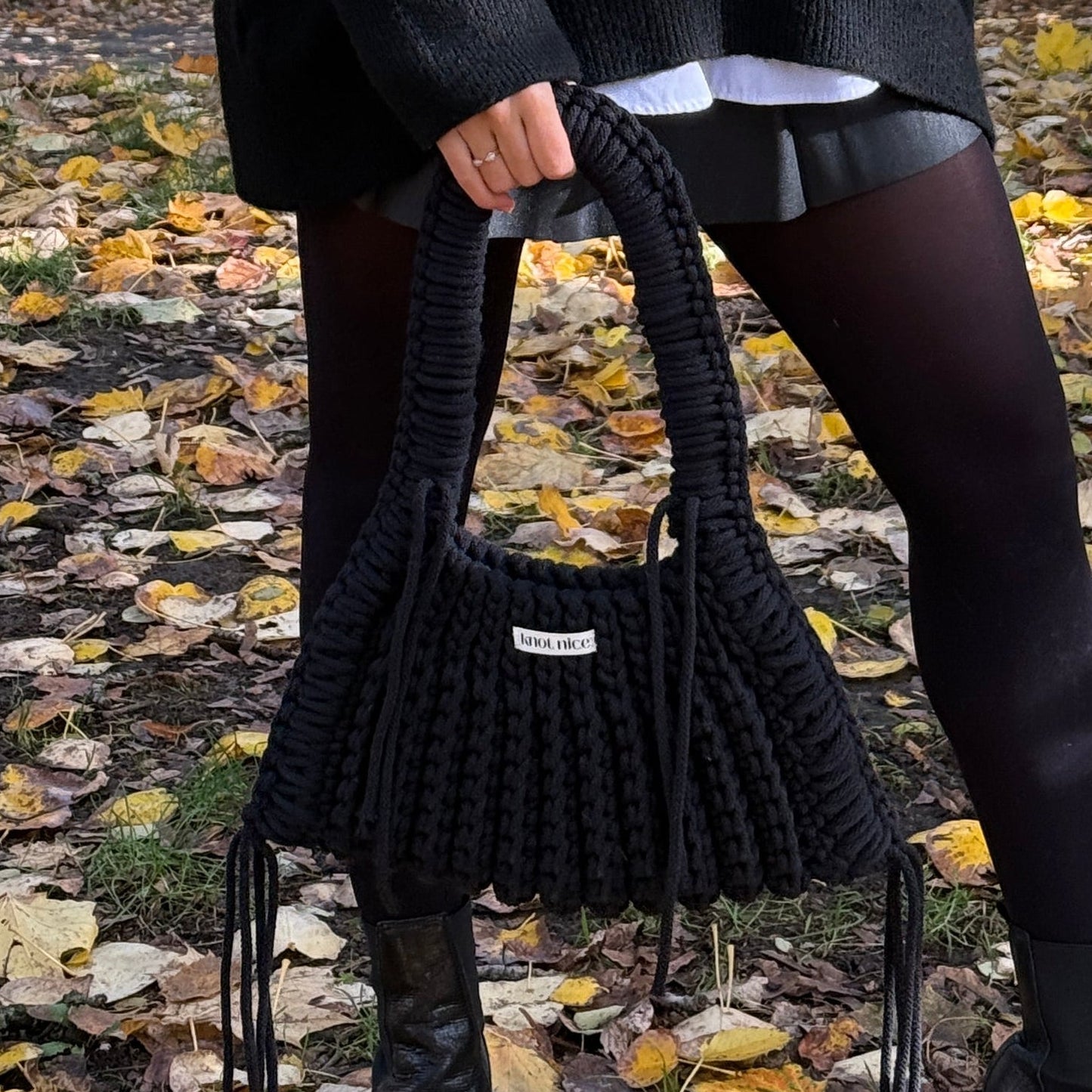 trapeze bag - black