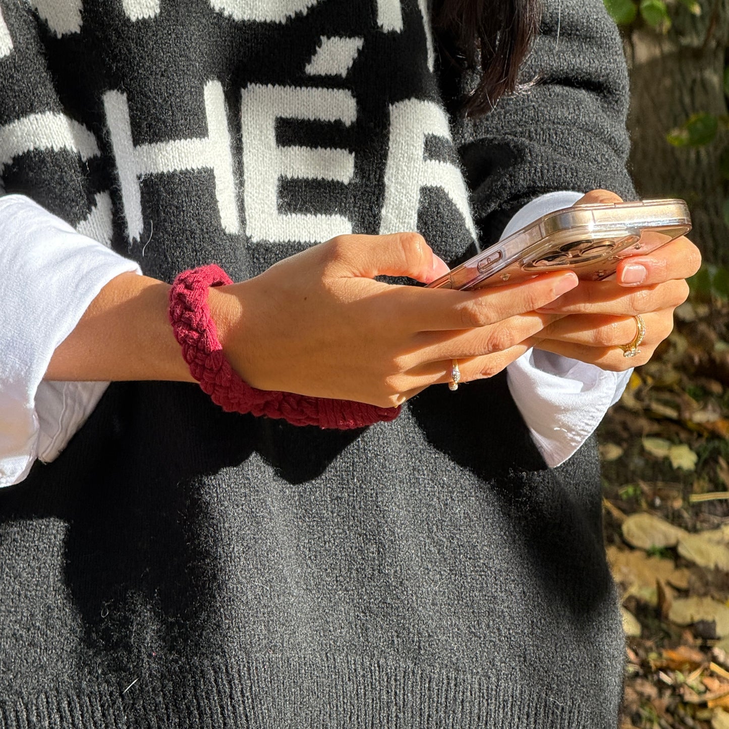 wristlet - wine