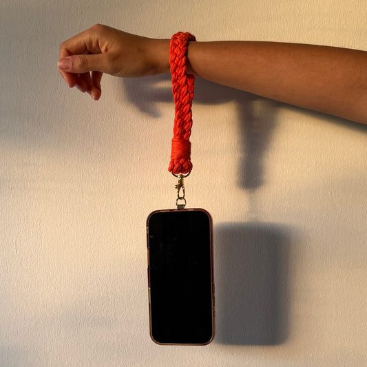 wristlet - orange