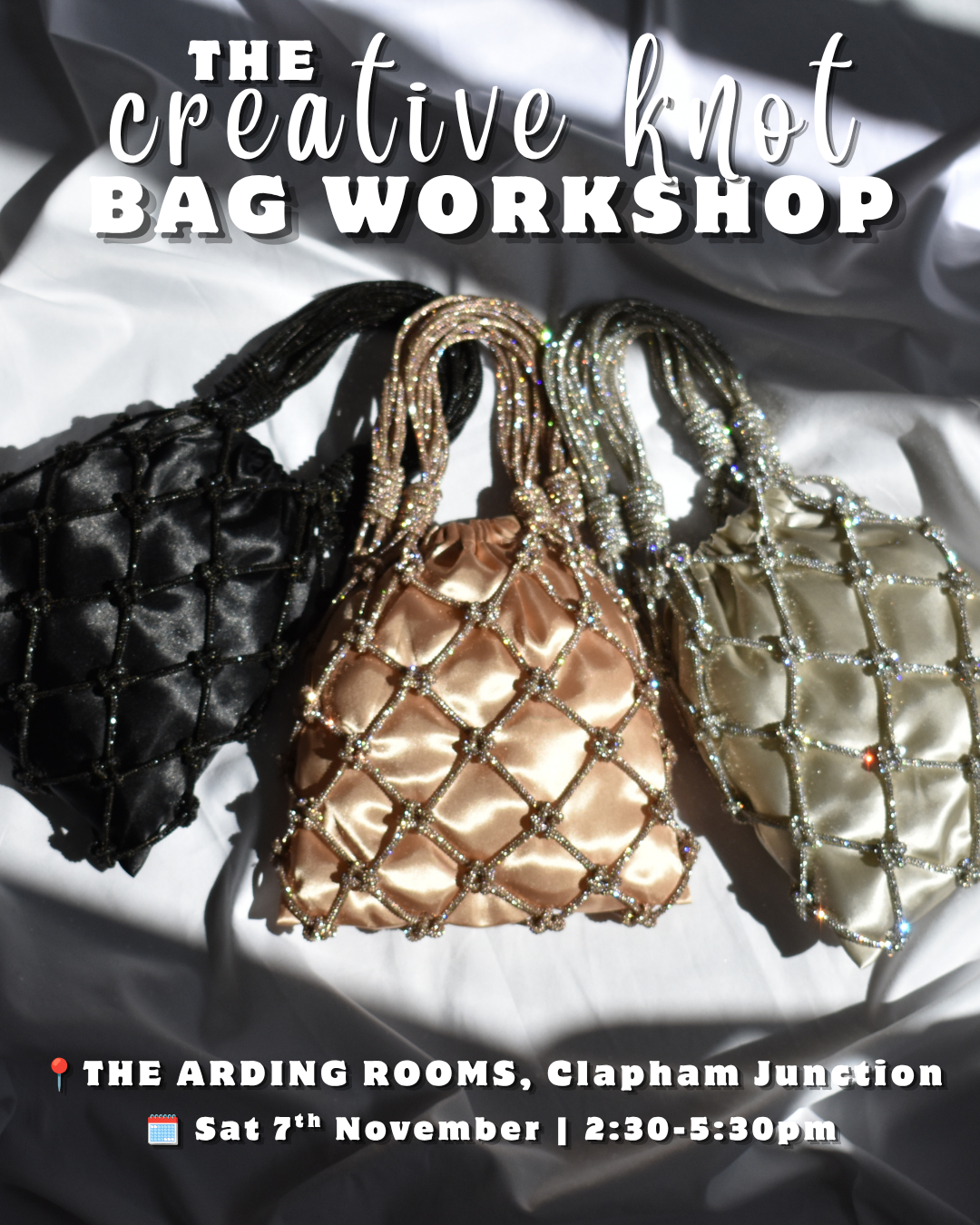 The Creative Knot Bag Workshop - Saturday 7th November, The Arding Rooms